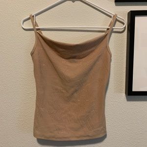 Vintage cowl neck tank